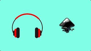 Flat design simple illustration of headphones in Inkscape || Inkscape illustrations by Rashid