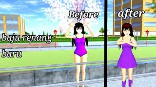 tutorial membuat baju renang baru{game sakura school simulator}