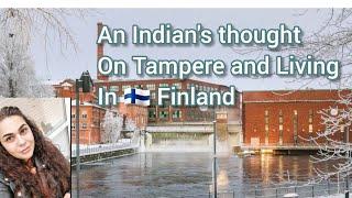 An Indian's thoughts on living in Tampere City, Finland - First Snow of 2023 | Sunita Kumar