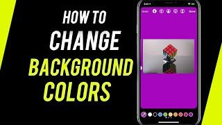 How to Change Background Color on Instagram Stories