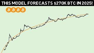 This bitcoin model is better than Stock to Flow! It Predicts $270k BTC TOP in 2025