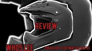 Zorax ZOR-X307 Matt Black Motorcross Helmet Review!