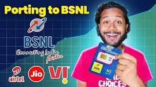 Porting My Airtel Sim to BSNL | Airtel to BSNL Port | Live Porting