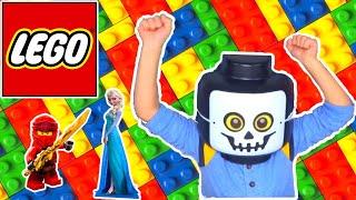 LEGO GIANT SURPRISE EGG: (TOY REVIEW) LARRY’S CRAZY WORLD 