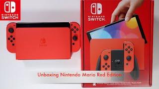 New! Nintendo Switch Mario Red Edition Unboxing