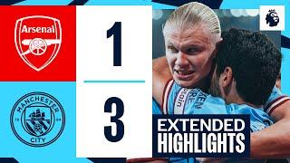 EXTENDED HIGHLIGHTS | Arsenal 1-3 Man City | City go top!