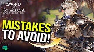 Sword of Convallaria MISTAKES TO AVOID! (Don’t Do This)