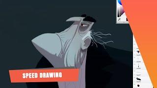 The SPA Studios | A speed drawing of 'The Butler' by Sergio Pablos.