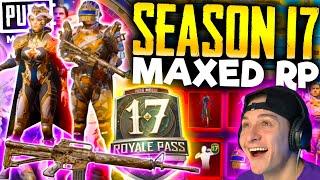 MAXED SEASON 17 ROYALE PASS! 100 Tiers + Rewards! | PUBG Mobile