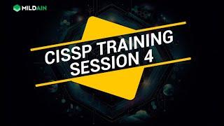 CISSP SESSIONS 4 | CISSP TRAINING 2024 |CERTIFIED INFORMATION SYSTEM SECURITY PROFESSIONAL | ONLINE