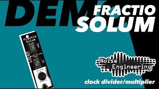 Fractio Solum clock divider/multiplier Eurorack module in 4HP