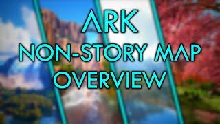 ARK Non-Story Map Overview (Center | Ragnarok | Valguero | Crystal Isles)