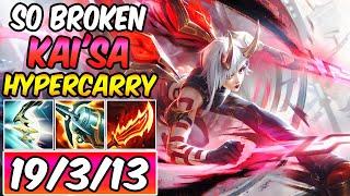 KAI'SA IS SO BROKEN - HYPERCARRY | Best Build & Runes | League of Legends