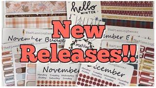 Etsy NEW RELEASES | November & December Budget Kits | ThePlanningDancer