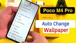 Poco M4 Pro Lock Screen Wallpaper Automatic Change | How to Change Lock Screen Wallpaper Poco M4 Pro