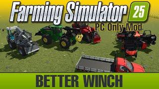 Better Winch - FS25 Mod