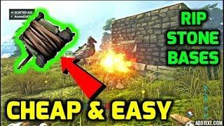 Ark: BEST METHOD FOR RAIDING STONE BASES IN EARLY GAME - Small Tribe Official PvP Servers