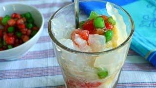 Rainbow Dessert - Che Suong Sa Hat Luu | Helen's Recipes