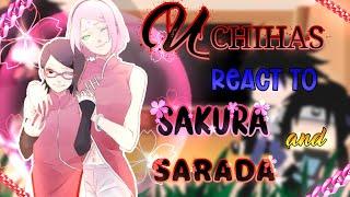 Uchihas Reacts To Sakura and Sarada | SasuSaku | GCRV | #naruto #sasusaku #uchihaclan