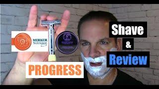 Merkur Progress Razor Shave and Review