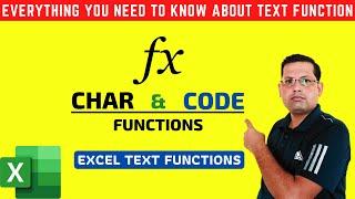 Code and Char Function in Excel