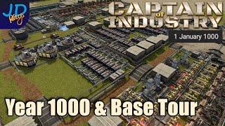 1000 Years of Captain of Industry & Base Tour  Ep54  Captain of Industry   Lets Play, Walkthrough