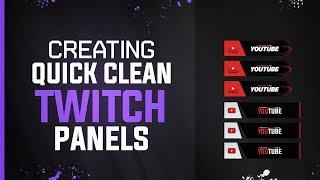 PS Tutorial: Creating Clean Quick Twitch Panels