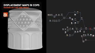 Displacement maps in cops | Houdini 20.5