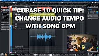 Cubase Quick Tip: Match Audio Tempo to Track BPM (And MIDI)