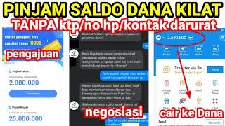 PINJAM SALDO DANA UNTUK KEBUTUHAN MENDESAK