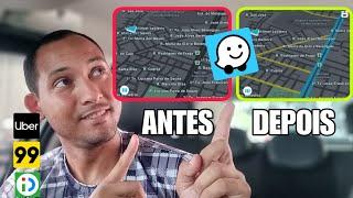 Como CONFIGURAR o WAZE para UBER (passo a passo )| 99POP INDRIVER