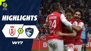 STADE DE REIMS - HAVRE AC (1 - 0) - Highlights - (SdR - HAC) / 2023-2024