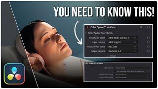 Color Management & CST Explained | Davinci Resolve EASY Tutorial (FREE & STUDIO)