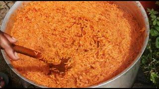 HOW TO MAKE PARTY JOLLOF RICE FOR 20 - 30 PEOPLE