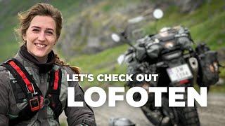 LOFOTEN on a motorcycle: solo motorbike camping trip through NORWAY [S5-E14]