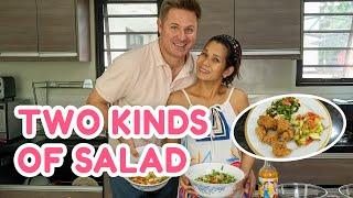 SATISFYING SALAD RECIPES! (Cucumber and Dilis Salad + Wansoy Salad) | PokLee Cooking