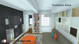 SketchUp Animation of Interiors with Podium Walker