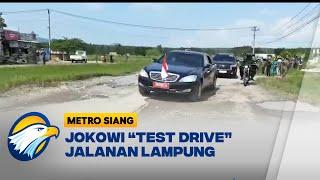 Jokowi Cobain Sensasi Lewat Jalanan Lampung dengan Mobil RI 1