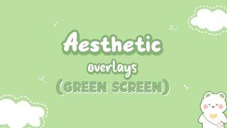 AESTHETIC GREEN SCREEN OVERLAYS/BORDERS for editing (No credits) Part-6 | Chroma key |