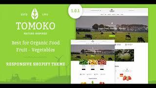 Tomoko - Organic Food/Fruit/Vegetables Responsive Shopify Theme | Themeforest Website Templates and