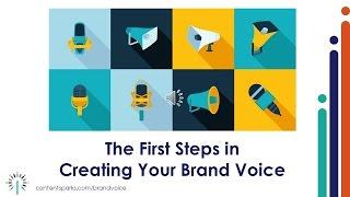 Discover Your Brand Voice - The First Steps | Content Sparks