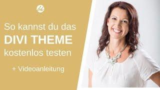 Divi Theme kostenlos testen + Videoanleitung deutsch