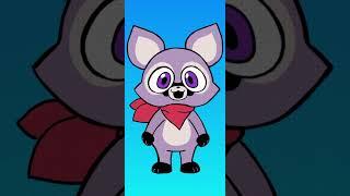 Rambley the raccoon cause I like trains ( indigo park animation )