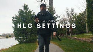 Lumix GH5 HLG Color Profile Settings for Cinematic Video using the Leeming LUT