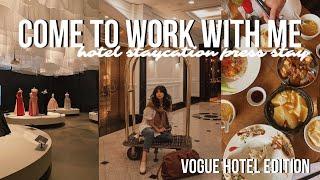 COME TO WORK WITH ME: HOTEL STAYCATION PRESS STAY | TIFFANY LAI