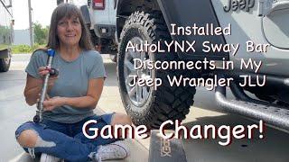 Installing the APEX Designs AutoLYNX Sway Bar Disconnects / 2023 Jeep Wrangler JLU