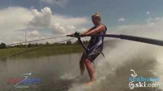 BAREFOOT WATERSKI WITH NO FALLS, GUARANTEED - THANKS TO THE SEAHORSE SKI!!!