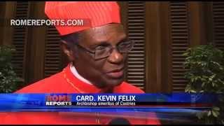 Kelvin Cardinal Felix (St Lucia) & Cardinal Langlois (Haiti)