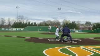 Alex with the lead off single vs Web School 3/27/2024