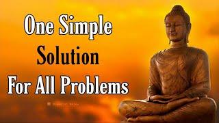 One simple solution for all problems || Happy Buddha Purnima ||